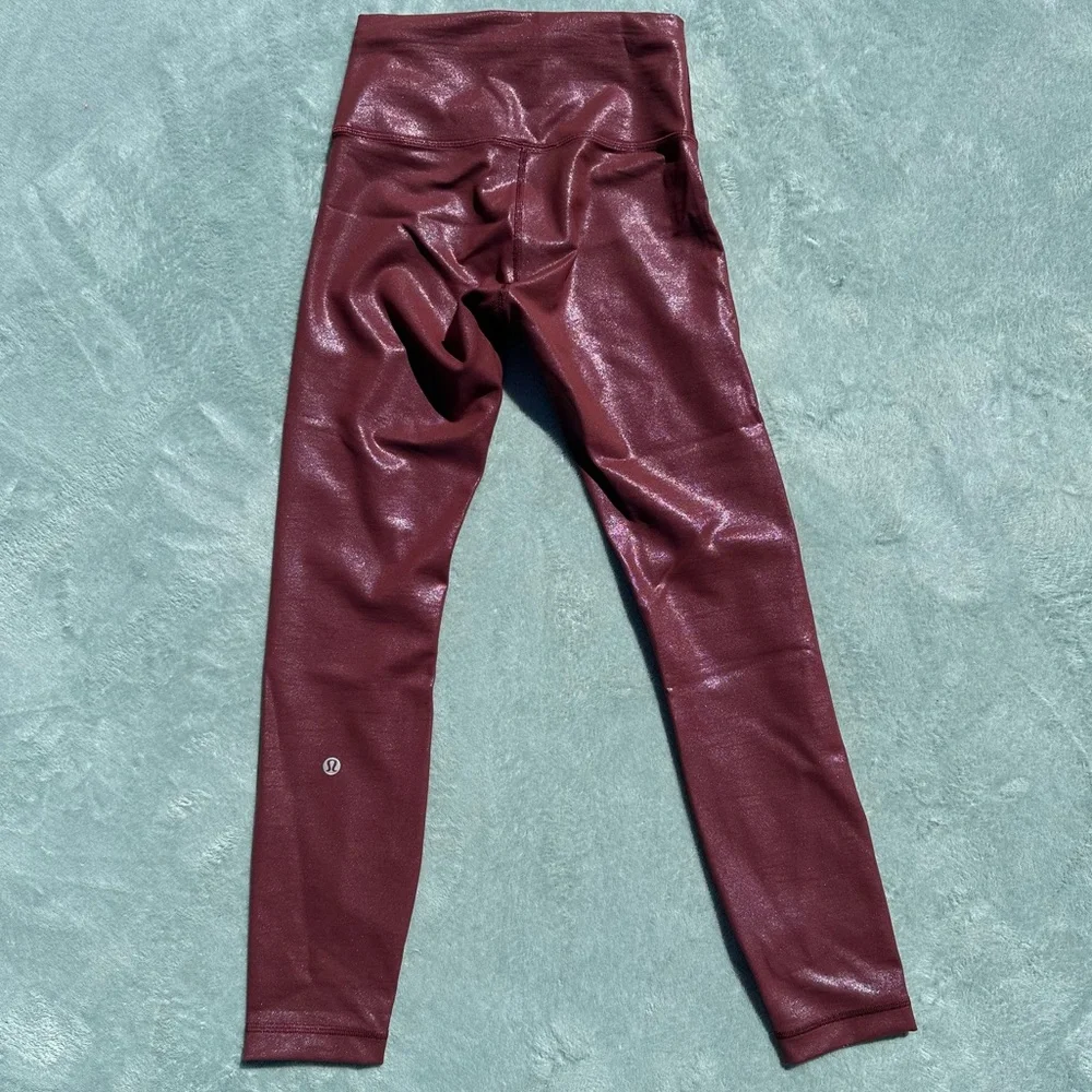 Lululemon special edition wunder train HR tight *foil
